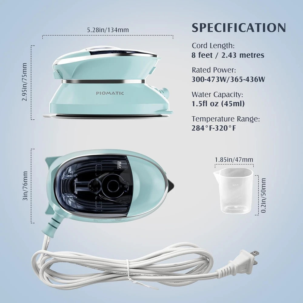 Piomatic Portable Travel Iron